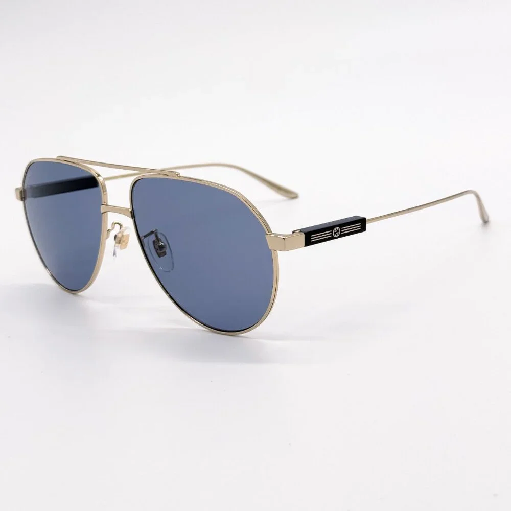 NEW GUCCI GG1311S 003 UNISEX METAL AVIATOR SUNGLASSES